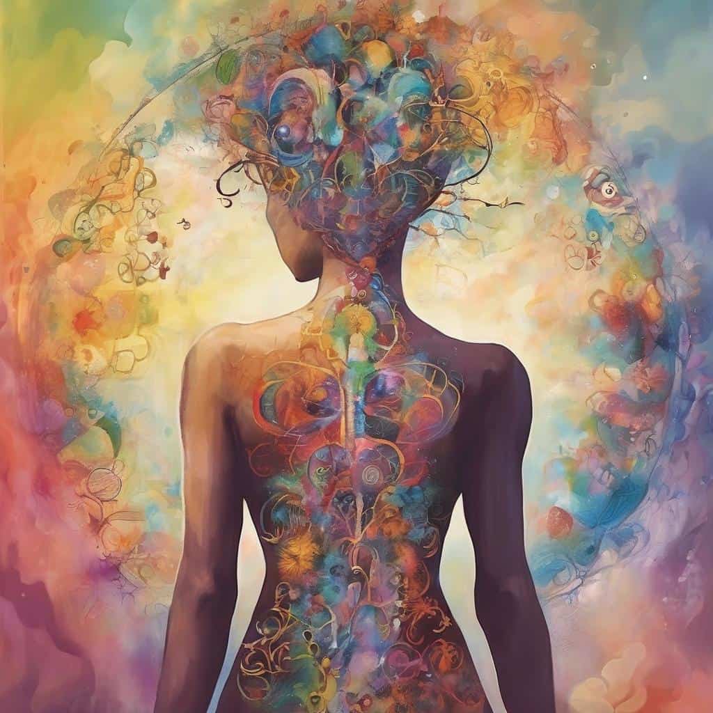 Ανθρώπινη μορφή με έντονη εσωτερική ενέργεια και δημιουργικότητα παρουσίασης.