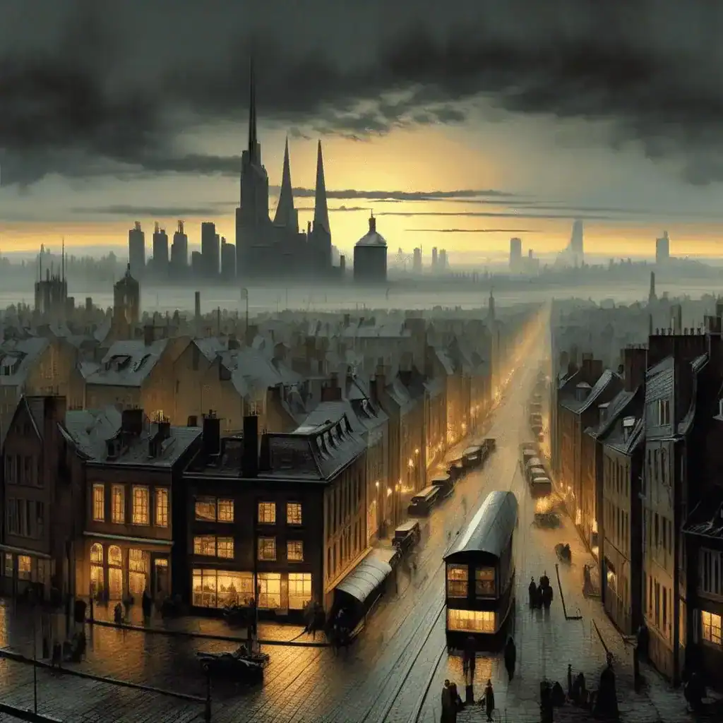 By the townwall – Caspar David Friedrich