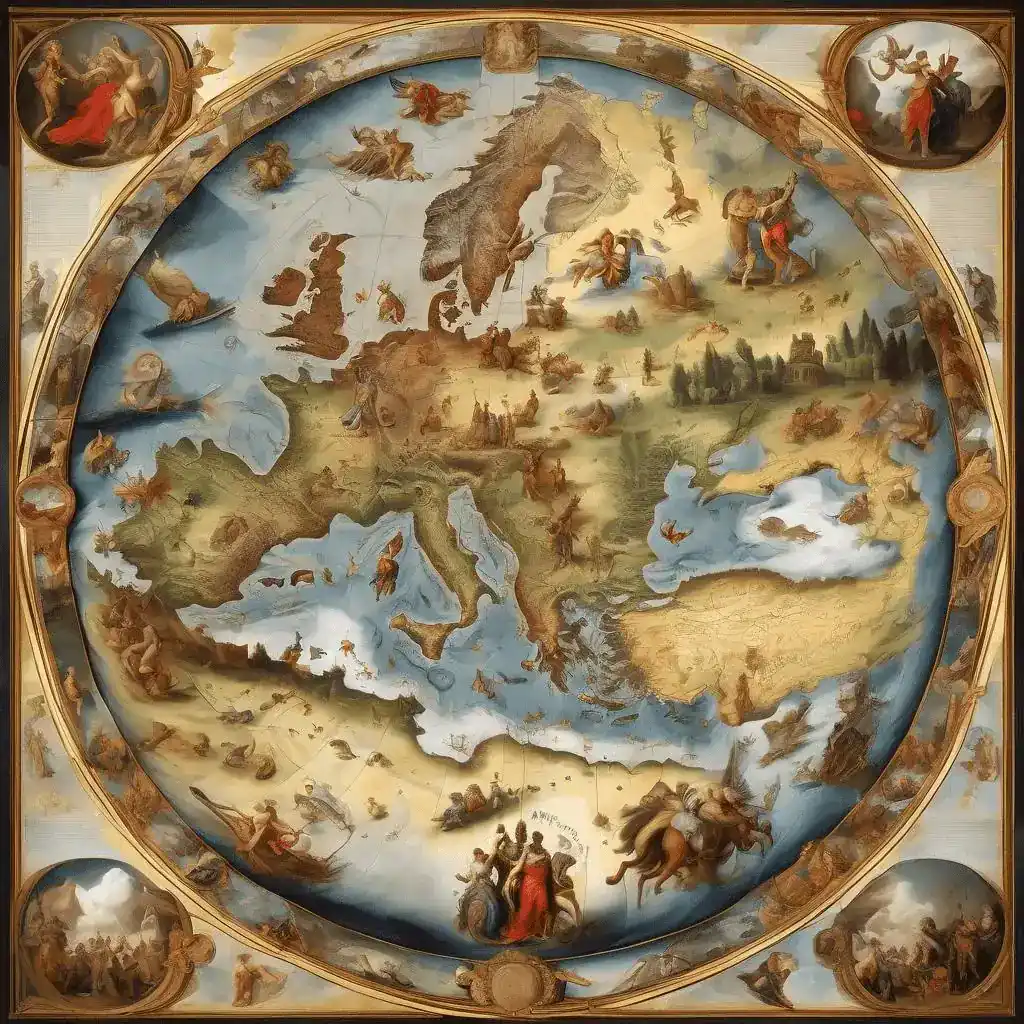 Europe map – Joan Blaeu