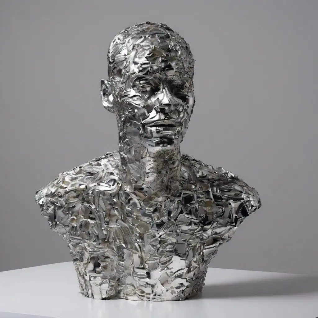 Silver autoportrait – JonOne