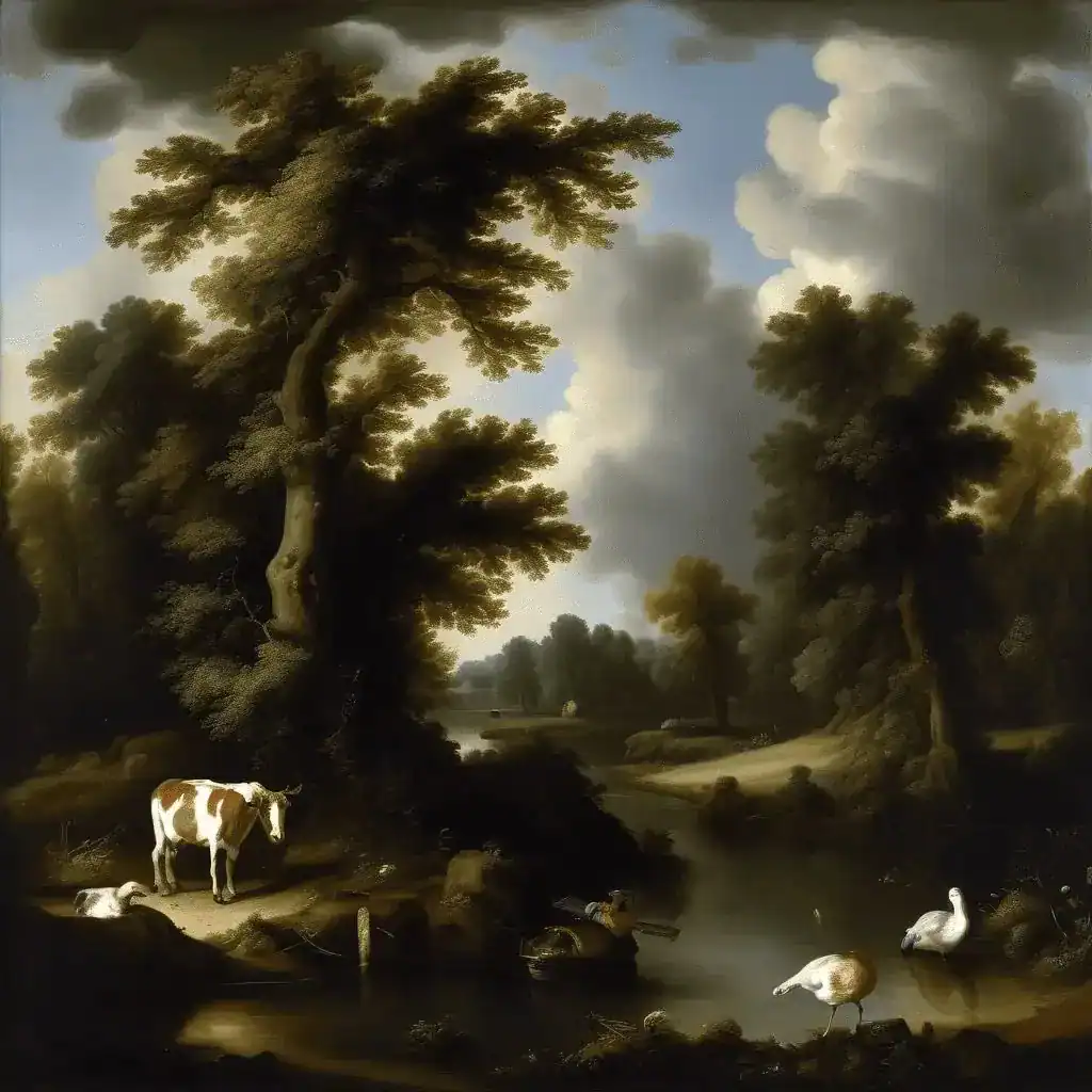 The ford – Jacob van Ruisdael